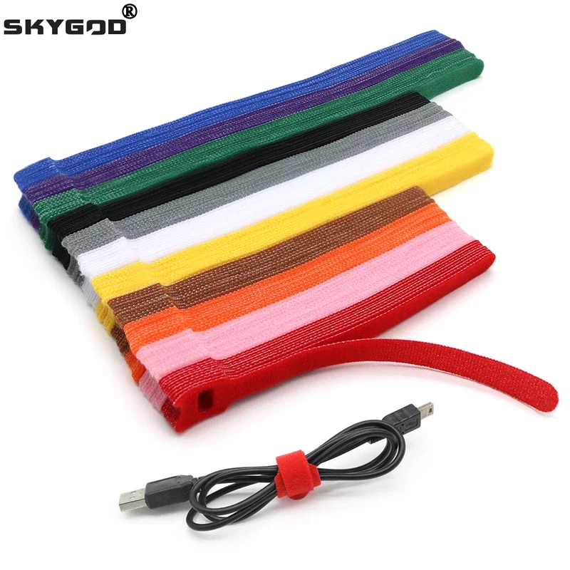 Gear Tie Reusable - 50/100pcs Releasable Cable Ties Plastics Fastening