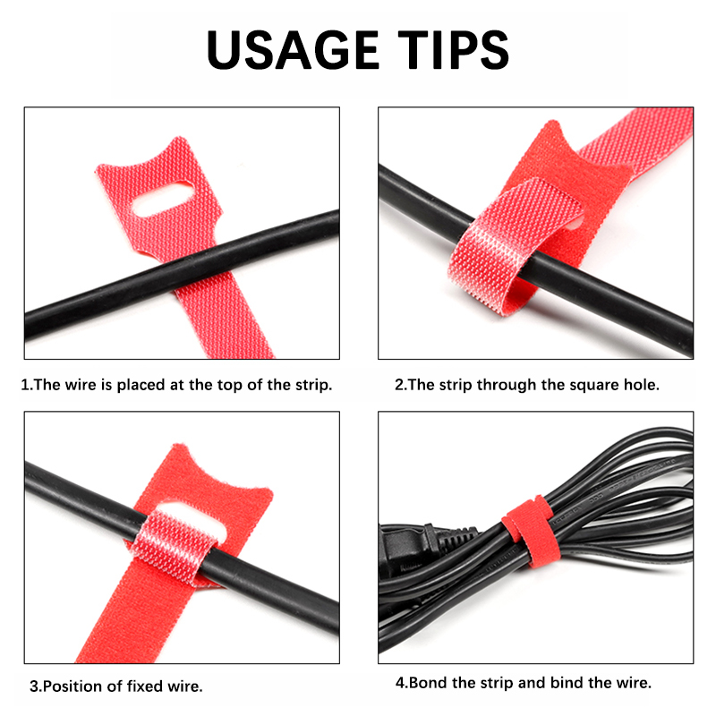 50 - 500pcs Nylon Cable Ties T - огляд і ціна Gear Tie Reusable