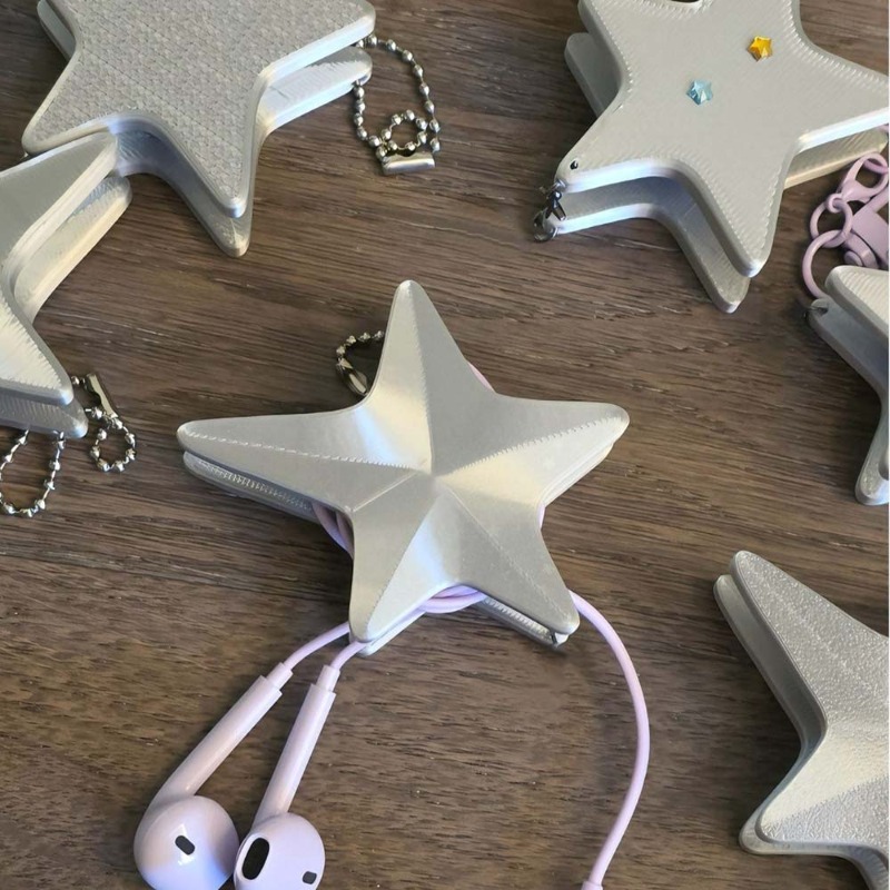 Y2K Star Shaped Cable Organize - огляд і ціна Cable Winder Keychain
