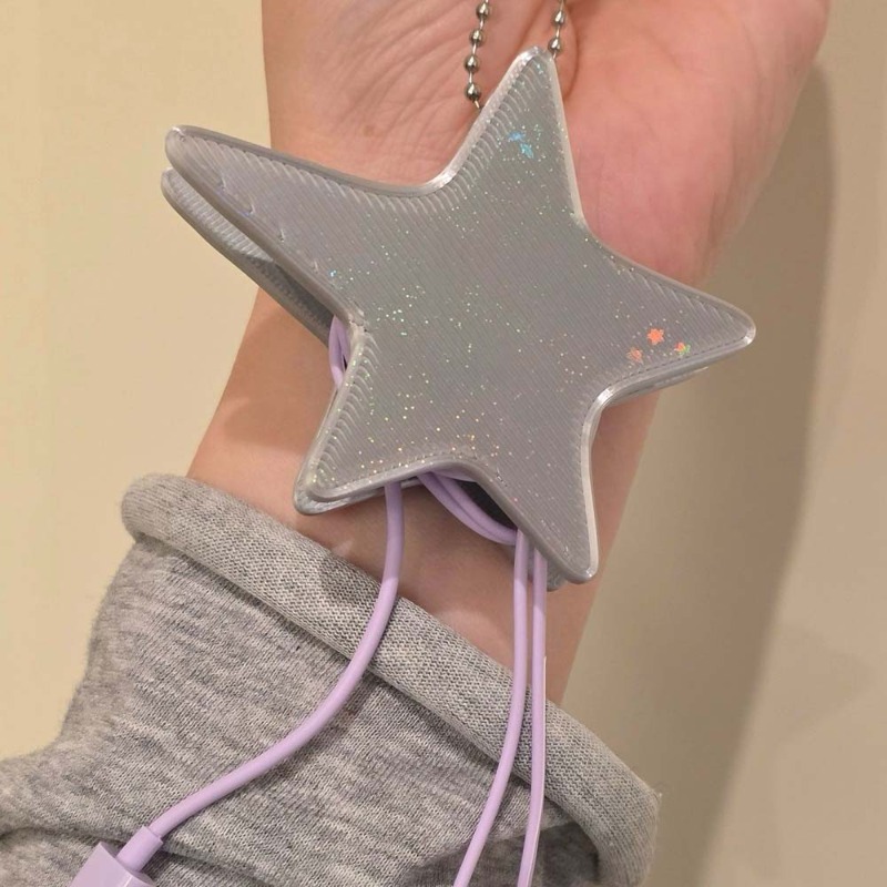 Y2K Star Shaped Cable Organize - огляд і ціна Cable Winder Keychain