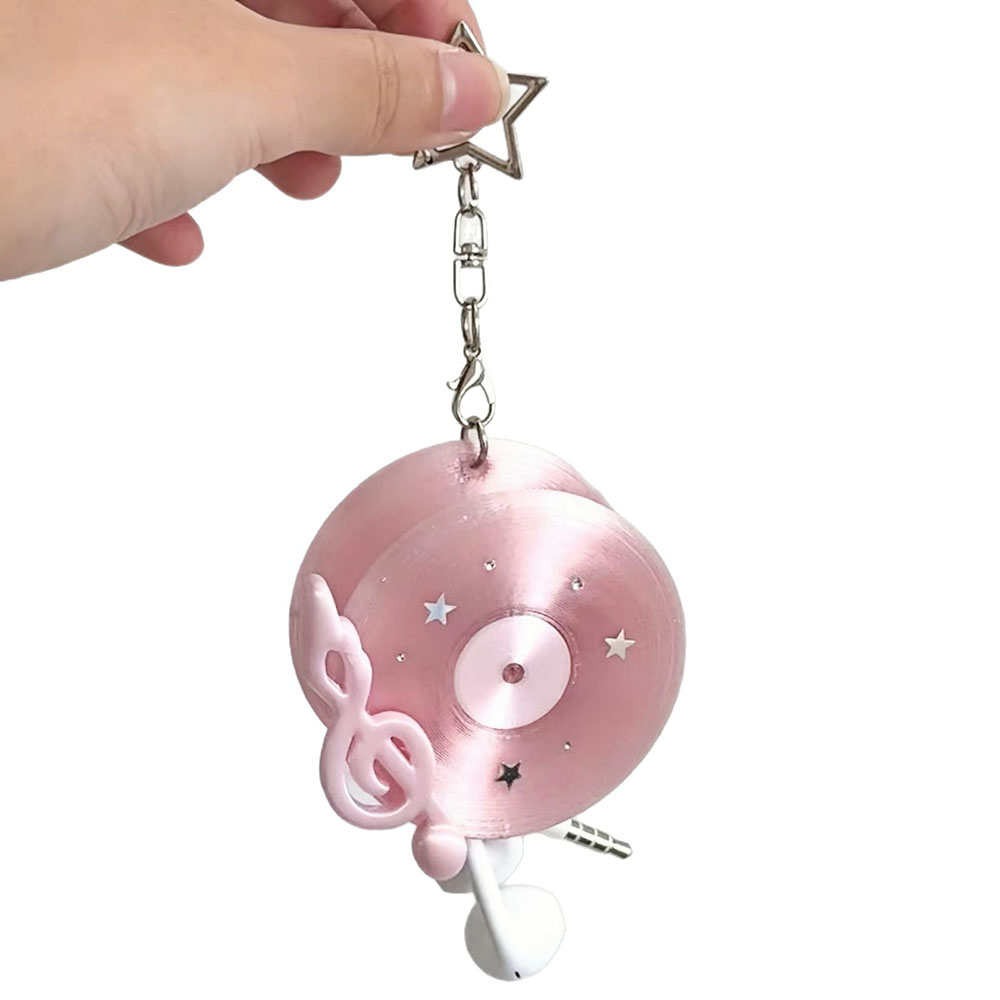 Kawaii Record Cable Organizer  - огляд і ціна Cable Winder Keychain