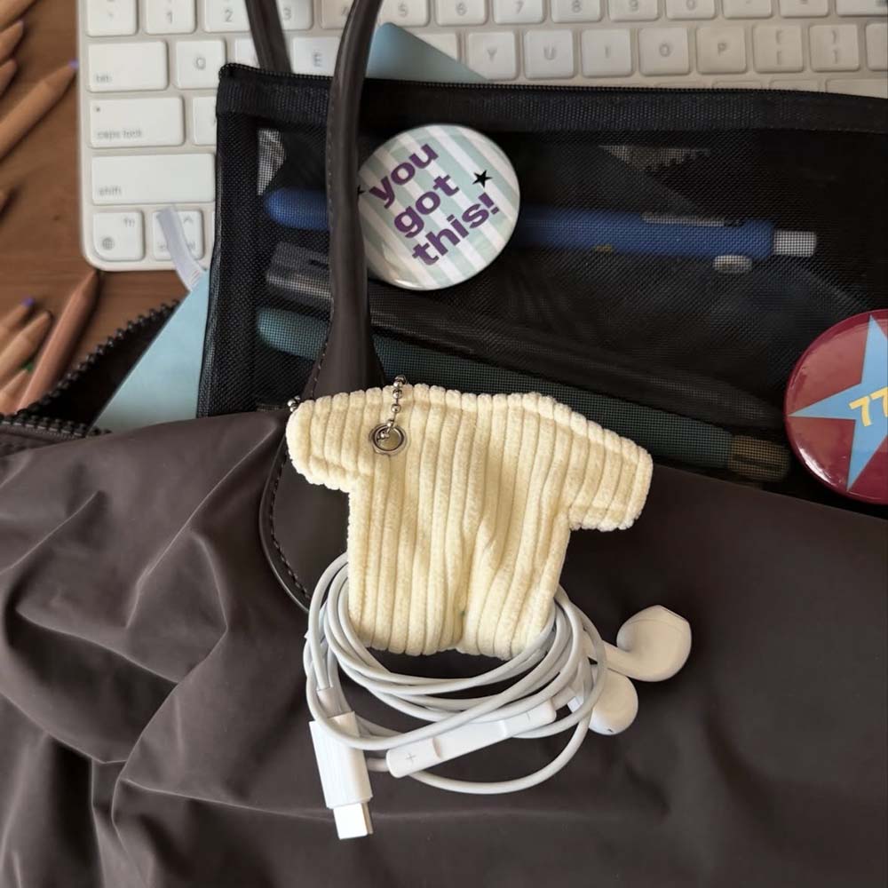 Clothing Shaped Cable Organize - огляд і ціна Cable Winder Keychain