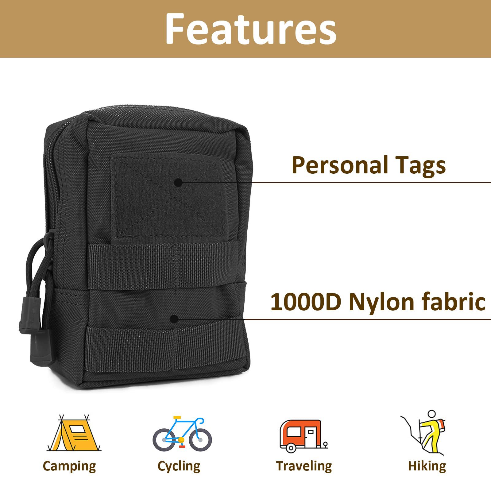Tactical Molle Medical Accesso - огляд і ціна Edc Carry Accessories