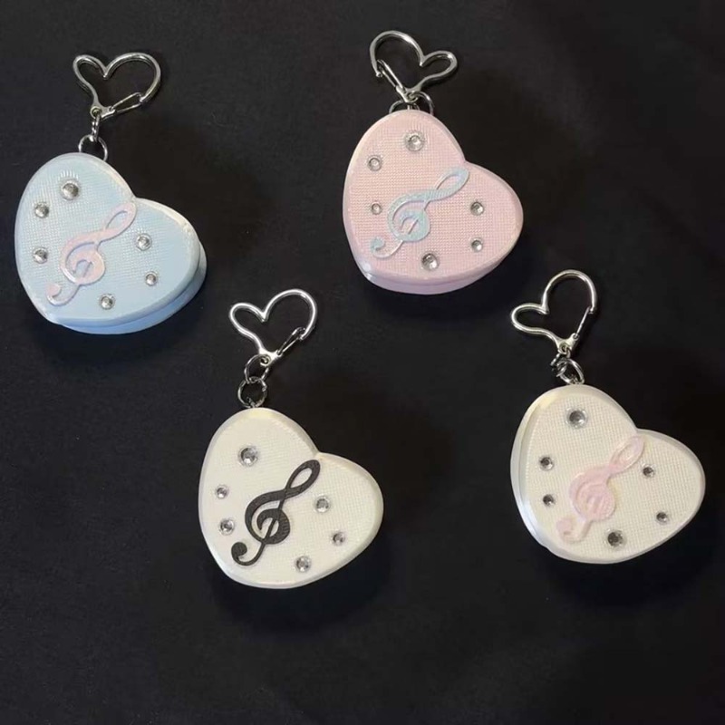 Gothic Musical Note Heart Cabl - огляд і ціна Cable Winder Keychain