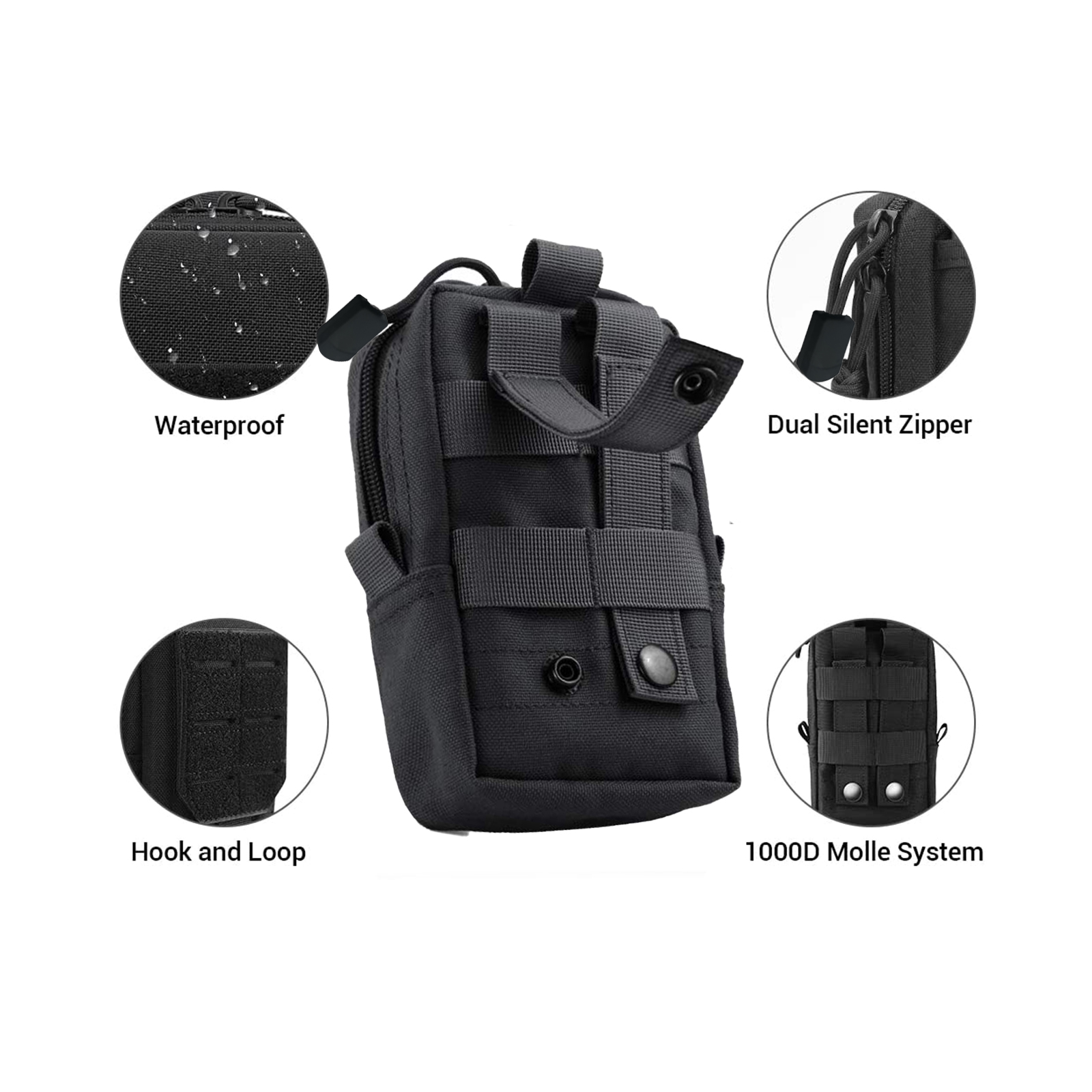 Tactical Molle Pouch Waist Bag - огляд і ціна Edc Carry Bag