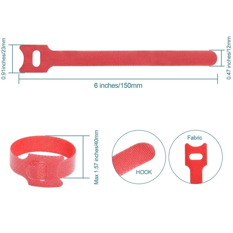 10-50Pcs Multipurpose Fastener - огляд і ціна Gear Tie Reusable