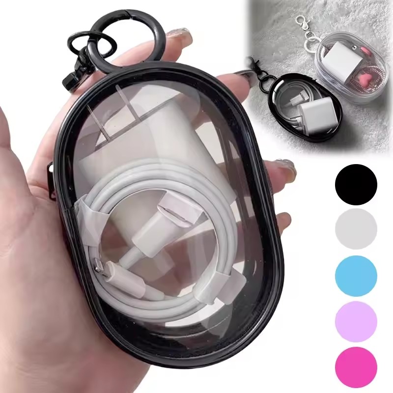 Multifunctional Clear Data Cab - огляд і ціна Cable Winder Keychain