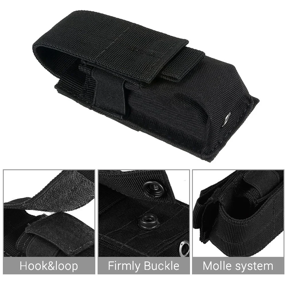 Tactical Molle Flashlight Pouc - огляд і ціна Edc Carry Belt Pouch