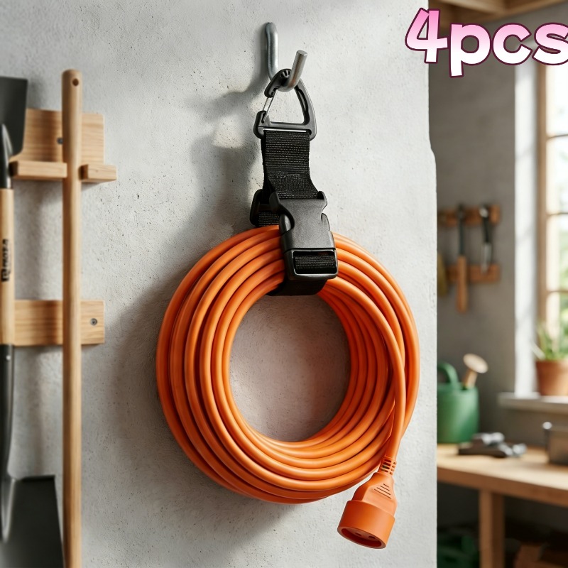 4 PCS Adjustable Garden Hose S - огляд і ціна Gear Tie Reusable