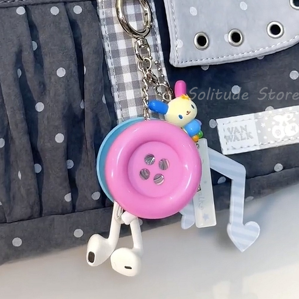 Vintage Y2K Extra Large Button - огляд і ціна Cable Winder Keychain