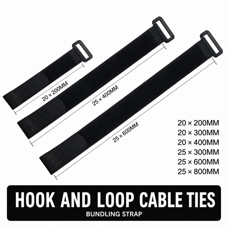 Reusable Hook Loop Wire Ties 1 - огляд і ціна Gear Tie Reusable