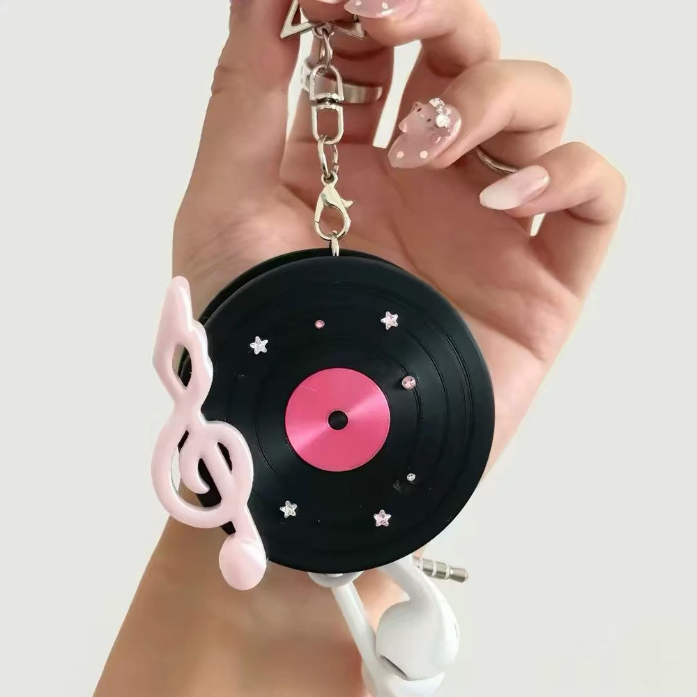 Kawaii Vinyl Record Cable Wind - огляд і ціна Cable Winder Keychain