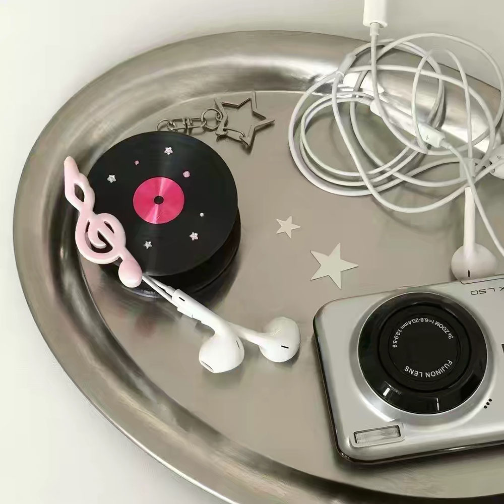 Kawaii Vinyl Record Cable Wind - огляд і ціна Cable Winder Keychain