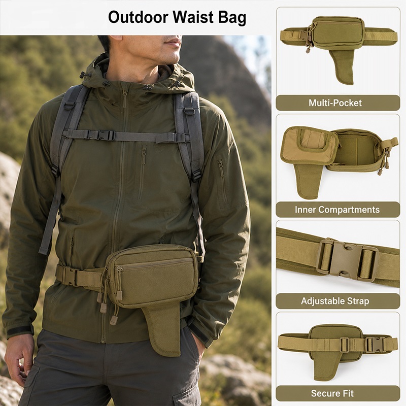 Multifunctional Waist Bag Nylo - огляд і ціна Edc Concealed Carry